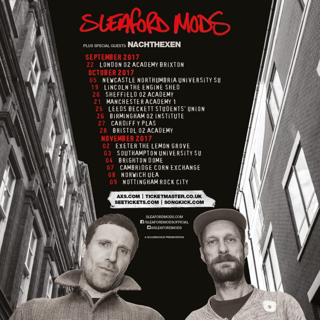 Sleaford Mods New Tour!! Rock City