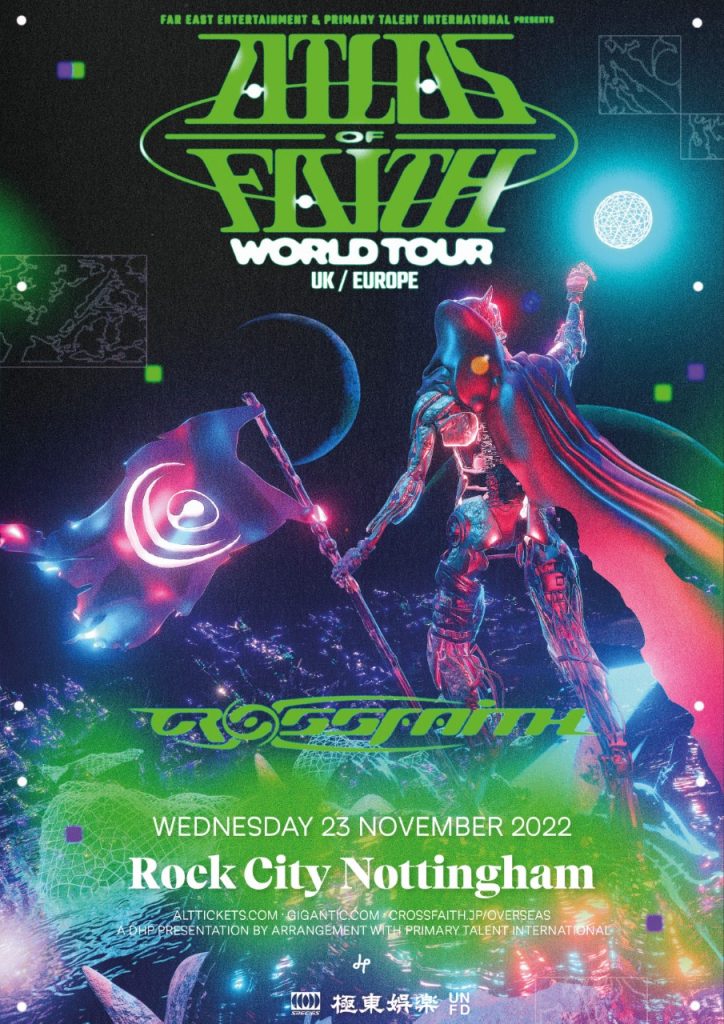 Crossfaith Rock City Nottingham 2022 Poster